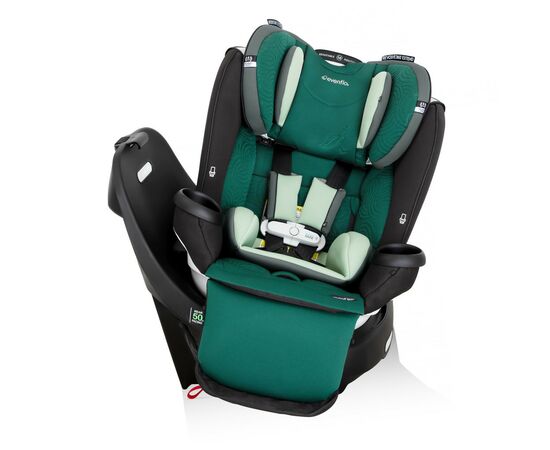 Автокресло Evenflo Gold SensorSafe Revolve 360 LX (1,8 до 54,4 кг) Emerald (032884203864), изображение 3 Автокресло Evenflo Gold SensorSafe Revolve 360 LX (1,8 до 54,4 кг) Emerald (032884203864), изображение 3