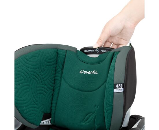 Автокресло Evenflo Gold SensorSafe Revolve 360 LX (1,8 до 54,4 кг) Emerald (032884203864), изображение 9 Автокресло Evenflo Gold SensorSafe Revolve 360 LX (1,8 до 54,4 кг) Emerald (032884203864), изображение 9