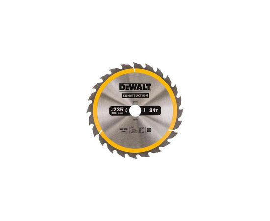 Круг відрізний DeWALT СONSTRUCTION, 235x30, 24 z, АТВ, 20 гр. (DT1954)