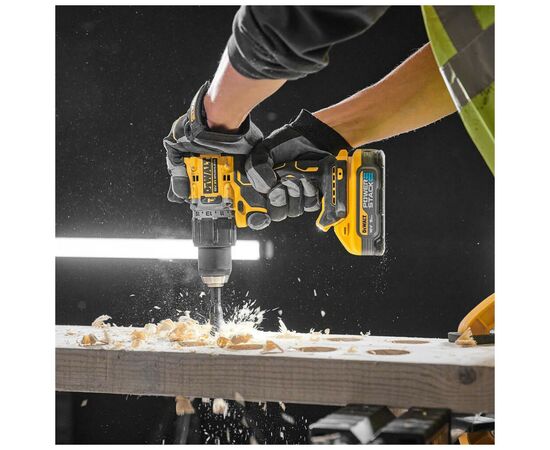 Шуруповерт DeWALT XR Li-Ion PowerStack 18 В, 2x5Ah, 90 Нм, 0-650/0-2000 об/мин, TSTAK (DCD805H2T), изображение 4 Шуруповерт DeWALT XR Li-Ion PowerStack 18 В, 2x5Ah, 90 Нм, 0-650/0-2000 об/мин, TSTAK (DCD805H2T), изображение 4