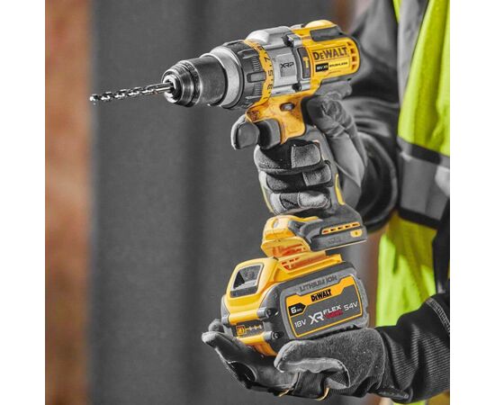 Шуруповерт DeWALT XR Li-Ion, 18 В, 126 Нм, 500-1500-2250 об/мин, TSTAK, (без АКБ и ЗУ) (DCD999NT), изображение 10 Шуруповерт DeWALT XR Li-Ion, 18 В, 126 Нм, 500-1500-2250 об/мин, TSTAK, (без АКБ и ЗУ) (DCD999NT), изображение 10