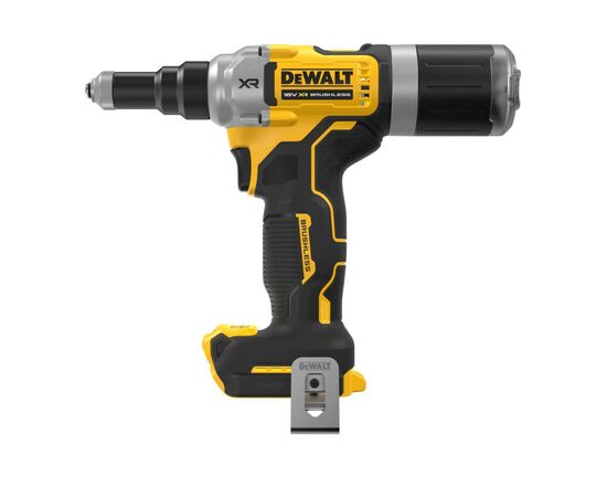 Заклепочник DeWALT 18 В XR Li-Ion, 20 kN, d.закл.=4.8-6.4 мм (без АКБ и ЗУ) (DCF414NT), изображение 2 Заклепочник DeWALT 18 В XR Li-Ion, 20 kN, d.закл.=4.8-6.4 мм (без АКБ и ЗУ) (DCF414NT), изображение 2