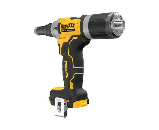 Заклепочник DeWALT 18 В XR Li-Ion, 20 kN, d.закл.=4.8-6.4 мм (без АКБ и ЗУ) (DCF414NT), изображение 5 Заклепочник DeWALT 18 В XR Li-Ion, 20 kN, d.закл.=4.8-6.4 мм (без АКБ и ЗУ) (DCF414NT), изображение 5