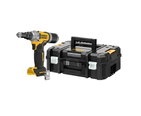 Заклепочник DeWALT 18 В XR Li-Ion, 20 kN, d.закл.=4.8-6.4 мм (без АКБ и ЗУ) (DCF414NT), изображение 6 Заклепочник DeWALT 18 В XR Li-Ion, 20 kN, d.закл.=4.8-6.4 мм (без АКБ и ЗУ) (DCF414NT), изображение 6