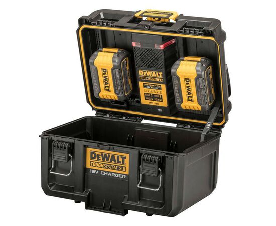 Зарядное устройство для аккумуляторов инструмента DeWALT BOX ToughSystem 2.0, 18 В/54 В, 6A (DWST83471), изображение 5 Зарядное устройство для аккумуляторов инструмента DeWALT BOX ToughSystem 2.0, 18 В/54 В, 6A (DWST83471), изображение 5