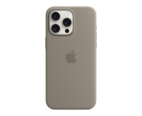 Чехол для мобильного телефона Apple iPhone 15 Pro Max Silicone Case with MagSafe Clay (MT1Q3ZM/A), изображение 3 Чехол для мобильного телефона Apple iPhone 15 Pro Max Silicone Case with MagSafe Clay (MT1Q3ZM/A), изображение 3