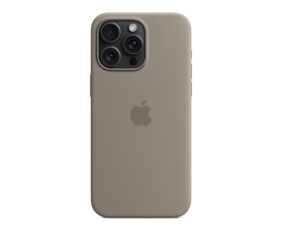 Чехол для мобильного телефона Apple iPhone 15 Pro Max Silicone Case with MagSafe Clay (MT1Q3ZM/A), изображение 4 Чехол для мобильного телефона Apple iPhone 15 Pro Max Silicone Case with MagSafe Clay (MT1Q3ZM/A), изображение 4