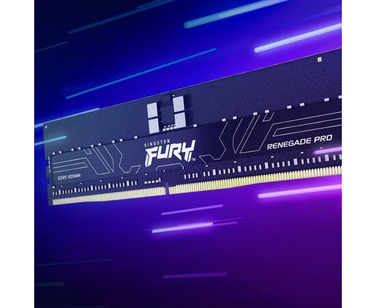 Модуль пам'яті для сервера Kingston 128GB 6000MT/s DDR5 ECC Reg CL32 DIMM (Kit of 4) FURY Renegade Pro EXPO (KF560R32RBEK4-128), зображення 5 Модуль пам'яті для сервера Kingston 128GB 6000MT/s DDR5 ECC Reg CL32 DIMM (Kit of 4) FURY Renegade Pro EXPO (KF560R32RBEK4-128), зображення 5