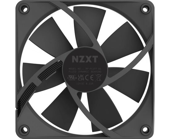 Кулер для корпуса NZXT F120P - 120mm Static Pressure Fans - Sin (RF-P12SF-B1), изображение 8 Кулер для корпуса NZXT F120P - 120mm Static Pressure Fans - Sin (RF-P12SF-B1), изображение 8