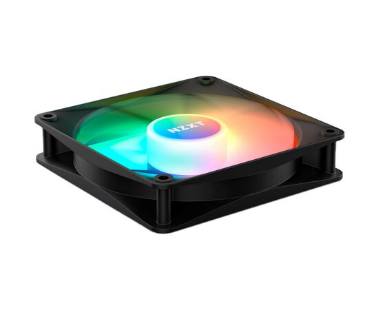 Кулер для корпуса NZXT F120RGB Core - 120mm Hub-mounted RGB Fan (RF-C12TF-B1), изображение 2 Кулер для корпуса NZXT F120RGB Core - 120mm Hub-mounted RGB Fan (RF-C12TF-B1), изображение 2