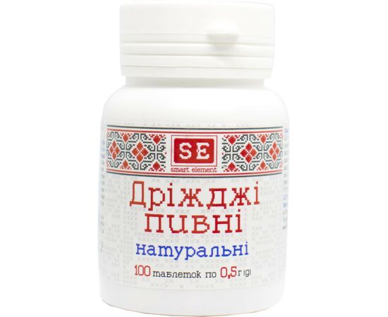 Трави ФАРМАКОМ Дріжджі пивні натуральні табл. 0,5 г 100 (4820025740189)