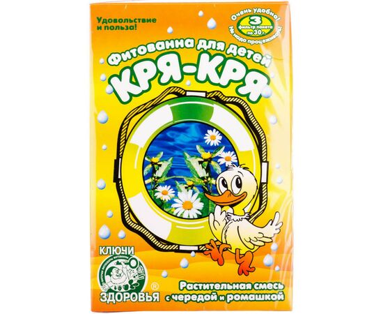 Травы Ключі здоров'я Фітована 4 Кря-кря з чередою та ромашкою 3 по 30г (4820072670255)