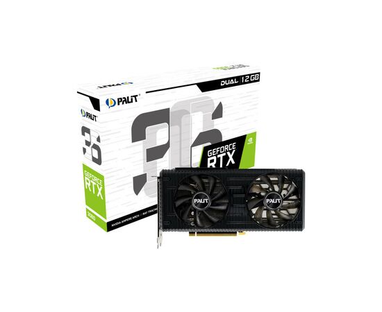 Видеокарта Palit GeForce RTX3060 12Gb Dual (NE63060019K9-190AD), изображение 7 Видеокарта Palit GeForce RTX3060 12Gb Dual (NE63060019K9-190AD), изображение 7