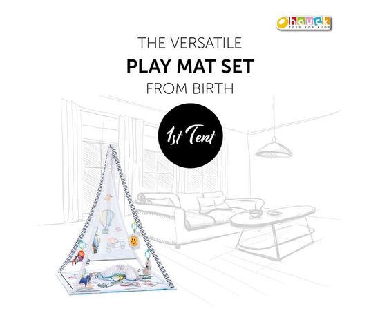 Детский коврик Hauck Многофункциональный игровой 1st Tent White (76306-7), изображение 6 Детский коврик Hauck Многофункциональный игровой 1st Tent White (76306-7), изображение 6
