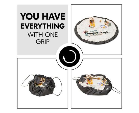 Детский коврик Hauck сумка Play N Tidy Dark Grey (80900-0), изображение 2 Детский коврик Hauck сумка Play N Tidy Dark Grey (80900-0), изображение 2