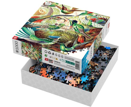 Пазл GoodLoot Imagination: Ernst Haeckel Hummingbirds/Kolibry 1000 элементов (5908305246794), изображение 8 Пазл GoodLoot Imagination: Ernst Haeckel Hummingbirds/Kolibry 1000 элементов (5908305246794), изображение 8