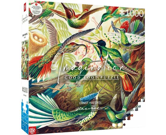 Пазл GoodLoot Imagination: Ernst Haeckel Hummingbirds/Kolibry 1000 элементов (5908305246794)