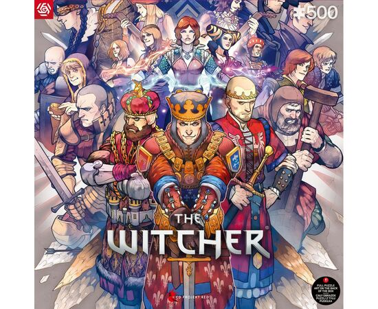 Пазл GoodLoot The Witcher Northern Realms 500 элементов (5908305246756), изображение 2 Пазл GoodLoot The Witcher Northern Realms 500 элементов (5908305246756), изображение 2