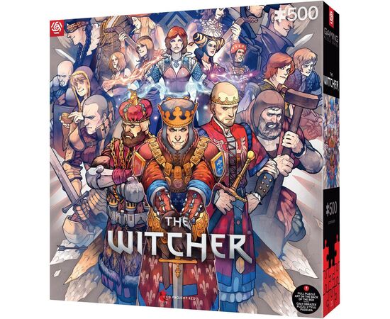 Пазл GoodLoot The Witcher Northern Realms 500 элементов (5908305246756), изображение 3 Пазл GoodLoot The Witcher Northern Realms 500 элементов (5908305246756), изображение 3