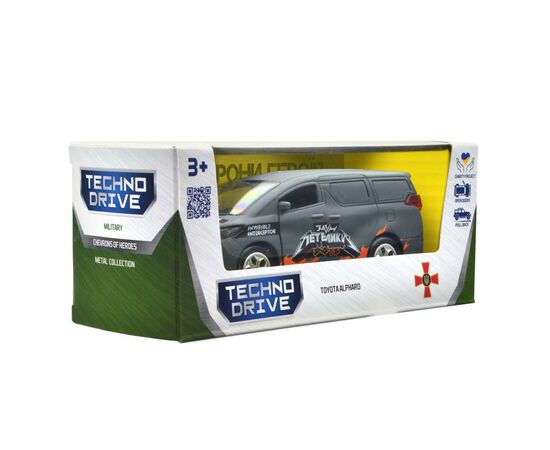 Машина Techno Drive серії Шеврони Героїв - Toyota Alphard - INVISIBLE INTERCEPTOR (KM6011), зображення 7 Машина Techno Drive серії Шеврони Героїв - Toyota Alphard - INVISIBLE INTERCEPTOR (KM6011), зображення 7