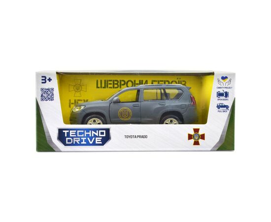 Машина Techno Drive серии Шевроны Героев - Toyota Prado - Кара-Даг (KM6189), изображение 6 Машина Techno Drive серии Шевроны Героев - Toyota Prado - Кара-Даг (KM6189), изображение 6