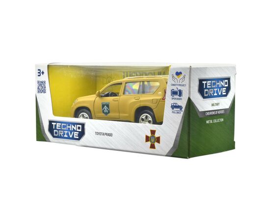 Машина Techno Drive серии Шевроны Героев - Toyota Prado - Хартия (KM6188), изображение 5 Машина Techno Drive серии Шевроны Героев - Toyota Prado - Хартия (KM6188), изображение 5
