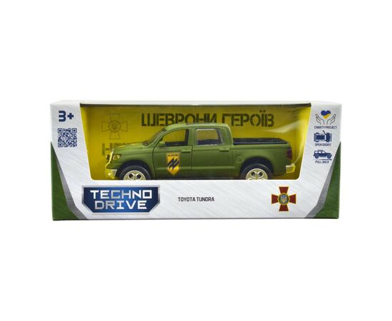 Машина Techno Drive серии Шевроны Героев - Toyota Tundra - Азов (KM6008), изображение 6 Машина Techno Drive серии Шевроны Героев - Toyota Tundra - Азов (KM6008), изображение 6