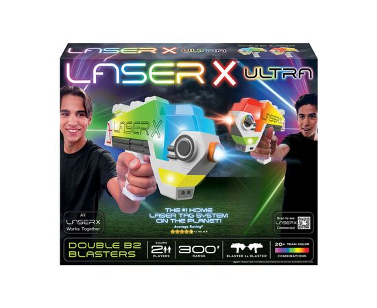 Игрушечное оружие Laser X набор для лазерных боев – Ultra для двух игроков (87552), изображение 7 Игрушечное оружие Laser X набор для лазерных боев – Ultra для двух игроков (87552), изображение 7