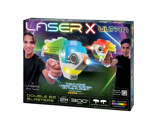 Игрушечное оружие Laser X набор для лазерных боев – Ultra для двух игроков (87552), изображение 8 Игрушечное оружие Laser X набор для лазерных боев – Ultra для двух игроков (87552), изображение 8