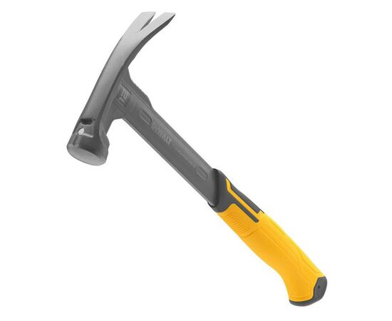 Молоток DeWALT RIP-CLAW, цельнометаллический, 340 г, с прямым гвоздодером (DWHT51135-0), изображение 3 Молоток DeWALT RIP-CLAW, цельнометаллический, 340 г, с прямым гвоздодером (DWHT51135-0), изображение 3