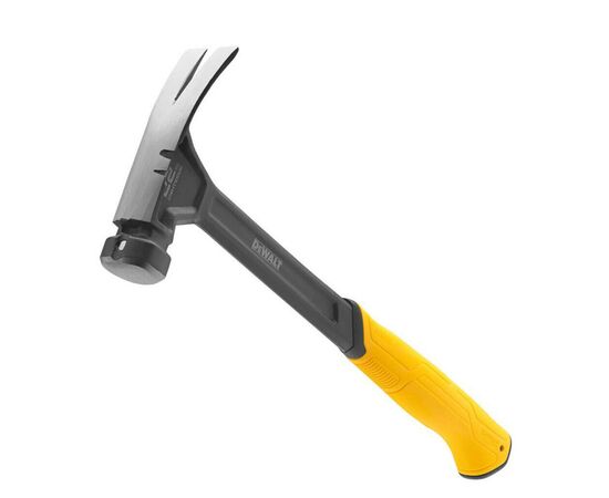 Молоток DeWALT RIP-CLAW, цельнометаллический, 624 г, с прямым гвоздодером (DWHT51006-0), изображение 3 Молоток DeWALT RIP-CLAW, цельнометаллический, 624 г, с прямым гвоздодером (DWHT51006-0), изображение 3