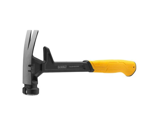 Молоток DeWALT DEM-CLAW демонтажный, цельнометаллический, 624 г, с прямым гвоздодером (DWHT51008-0), изображение 2 Молоток DeWALT DEM-CLAW демонтажный, цельнометаллический, 624 г, с прямым гвоздодером (DWHT51008-0), изображение 2