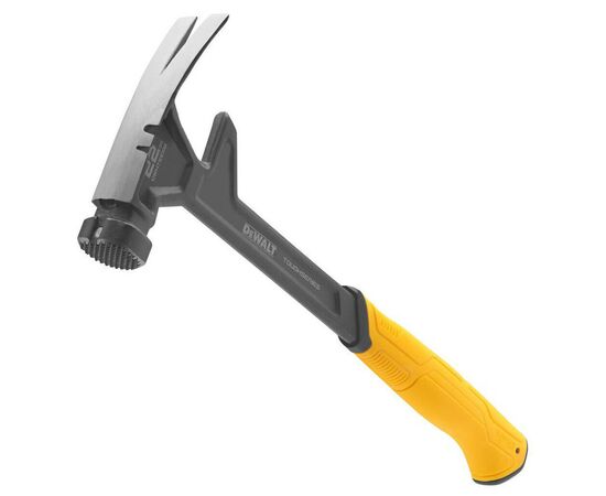 Молоток DeWALT DEM-CLAW демонтажный, цельнометаллический, 624 г, с прямым гвоздодером (DWHT51008-0), изображение 3 Молоток DeWALT DEM-CLAW демонтажный, цельнометаллический, 624 г, с прямым гвоздодером (DWHT51008-0), изображение 3