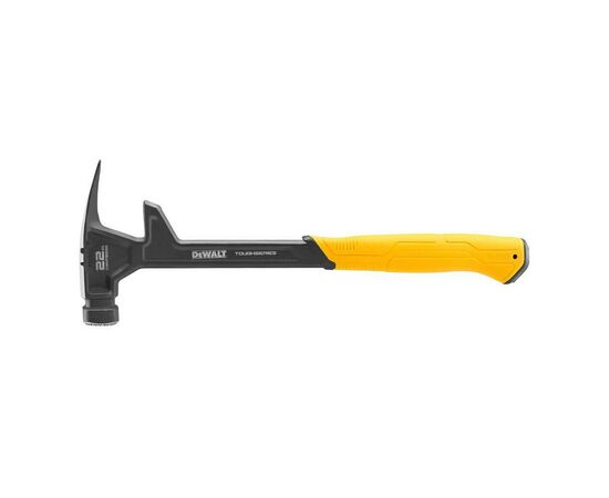 Молоток DeWALT DEM-CLAW демонтажный, цельнометаллический, 624 г, с прямым гвоздодером (DWHT51008-0)