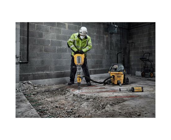 Отбойный молоток DeWALT SDS-MAX, 1700 Bт, 27 Дж, 810-1620 уд/мин, 12.7 кг, кейс (D25911K), изображение 5 Отбойный молоток DeWALT SDS-MAX, 1700 Bт, 27 Дж, 810-1620 уд/мин, 12.7 кг, кейс (D25911K), изображение 5