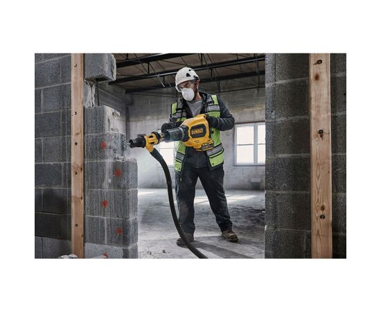Отбойный молоток DeWALT SDS-MAX, XR FLEXVOLT 54 В Li-lon, 27 Дж, 1620 уд/мин, кейс (без АКБ и ЗУ) (DCH911NK), изображение 7 Отбойный молоток DeWALT SDS-MAX, XR FLEXVOLT 54 В Li-lon, 27 Дж, 1620 уд/мин, кейс (без АКБ и ЗУ) (DCH911NK), изображение 7