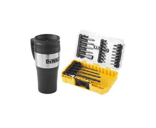 Набір свердл і біт DeWALT Phillips, Pozidriv, Torx, Pz3, L = 25, 50 мм, 25 шт, ToughCase, термокухоль (DT70707)
