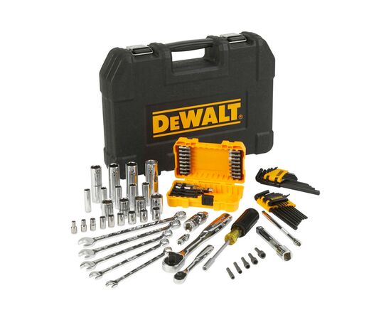 Набор инструментов DeWALT головок и бит 1/4" и 3/8", 89 шт. (DWMT73800-1), изображение 2 Набор инструментов DeWALT головок и бит 1/4" и 3/8", 89 шт. (DWMT73800-1), изображение 2