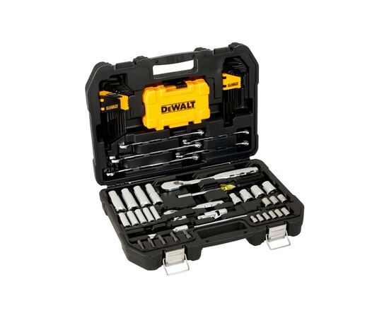 Набор инструментов DeWALT головок и бит 1/4" и 3/8", 89 шт. (DWMT73800-1)