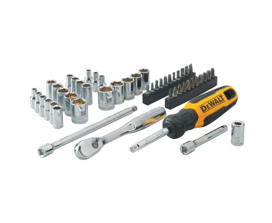 Набор инструментов DeWALT головок и бит 1/4", 50 шт. (DWMT81610-0)