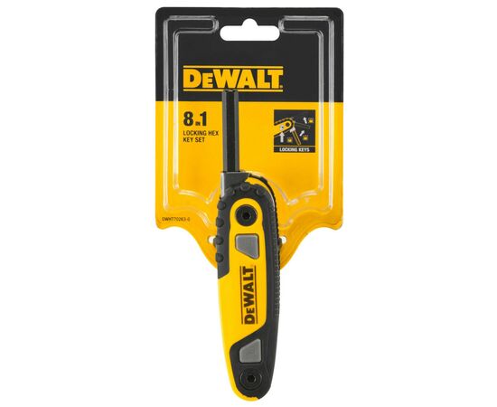 Набор инструментов DeWALT ключей шестигранных HEX: 1.5-8 мм (DWHT0-70263), изображение 4 Набор инструментов DeWALT ключей шестигранных HEX: 1.5-8 мм (DWHT0-70263), изображение 4