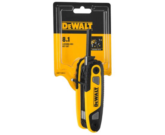 Набор инструментов DeWALT ключей шестигранных HEX: 1.5-8 мм (DWHT0-70263), изображение 5 Набор инструментов DeWALT ключей шестигранных HEX: 1.5-8 мм (DWHT0-70263), изображение 5