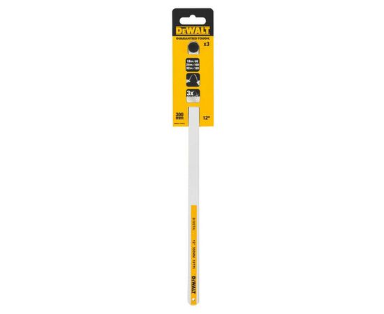 Полотно DeWALT по металлу Bi-Metal, 300 мм, 3шт (32TPI, 24TPI, 18TP) (DWHT0-20558), изображение 3 Полотно DeWALT по металлу Bi-Metal, 300 мм, 3шт (32TPI, 24TPI, 18TP) (DWHT0-20558), изображение 3