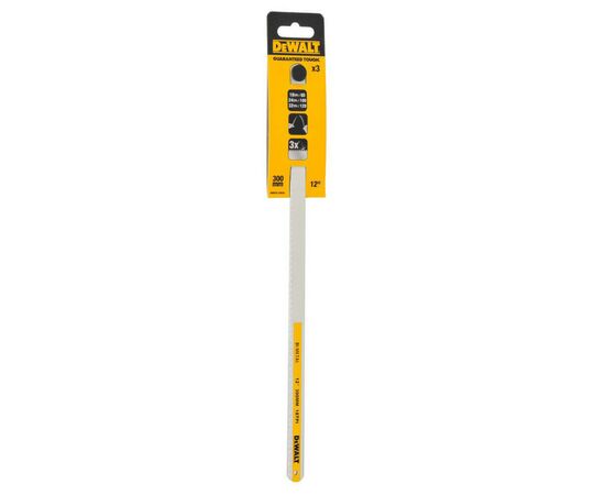 Полотно DeWALT по металлу Bi-Metal, 300 мм, 3шт (32TPI, 24TPI, 18TP) (DWHT0-20558), изображение 4 Полотно DeWALT по металлу Bi-Metal, 300 мм, 3шт (32TPI, 24TPI, 18TP) (DWHT0-20558), изображение 4