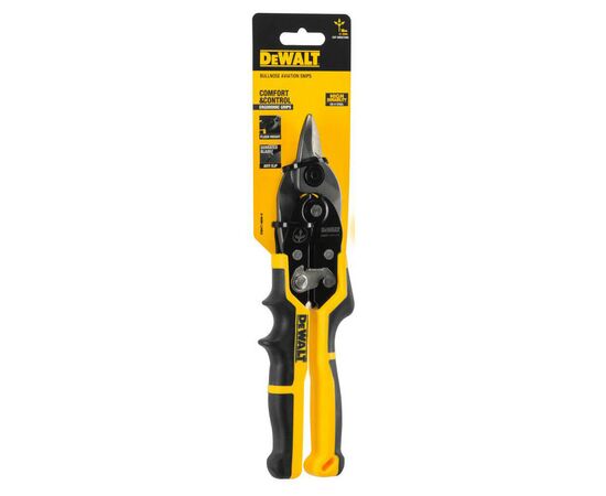 Ножницы по металлу DeWALT BULLNOSE ERGO Aviation прямые с короткими губками, L=235 мм (DWHT14694-0), изображение 6 Ножницы по металлу DeWALT BULLNOSE ERGO Aviation прямые с короткими губками, L=235 мм (DWHT14694-0), изображение 6