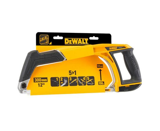 Ножовка DeWALT по металлу 5 в 1, 300-430мм. (DWHT0-20547), изображение 6 Ножовка DeWALT по металлу 5 в 1, 300-430мм. (DWHT0-20547), изображение 6
