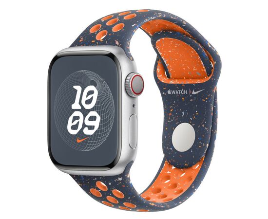 Ремешок для смарт-часов Apple 41mm Blue Flame Nike Sport Band - S/M (MUUT3ZM/A), изображение 4 Ремешок для смарт-часов Apple 41mm Blue Flame Nike Sport Band - S/M (MUUT3ZM/A), изображение 4