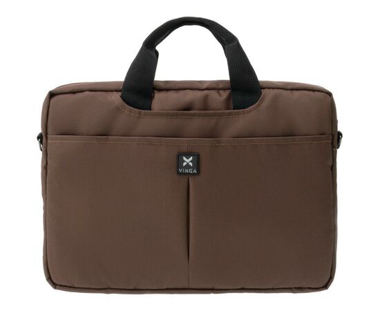 Сумка для ноутбука Vinga 15.6" NB152 brown (NB152BN), изображение 2 Сумка для ноутбука Vinga 15.6" NB152 brown (NB152BN), изображение 2
