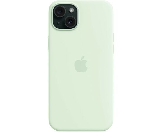 Чехол для мобильного телефона Apple iPhone 15 Plus Silicone Case with MagSafe - Soft Mint,Model A3124 (MWNG3ZM/A), изображение 4 Чехол для мобильного телефона Apple iPhone 15 Plus Silicone Case with MagSafe - Soft Mint,Model A3124 (MWNG3ZM/A), изображение 4