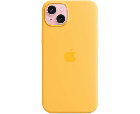 Чехол для мобильного телефона Apple iPhone 15 Plus Silicone Case with MagSafe - Sunshine,Model A3124 (MWNF3ZM/A), изображение 2 Чехол для мобильного телефона Apple iPhone 15 Plus Silicone Case with MagSafe - Sunshine,Model A3124 (MWNF3ZM/A), изображение 2